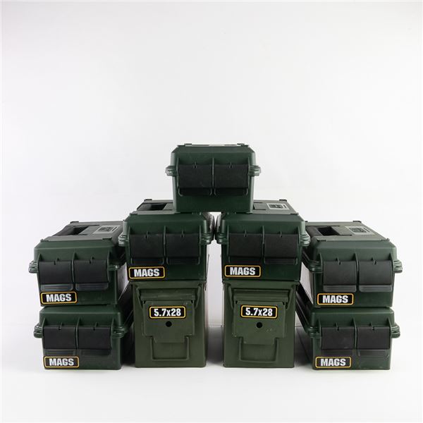 Lot of Ammo Cans