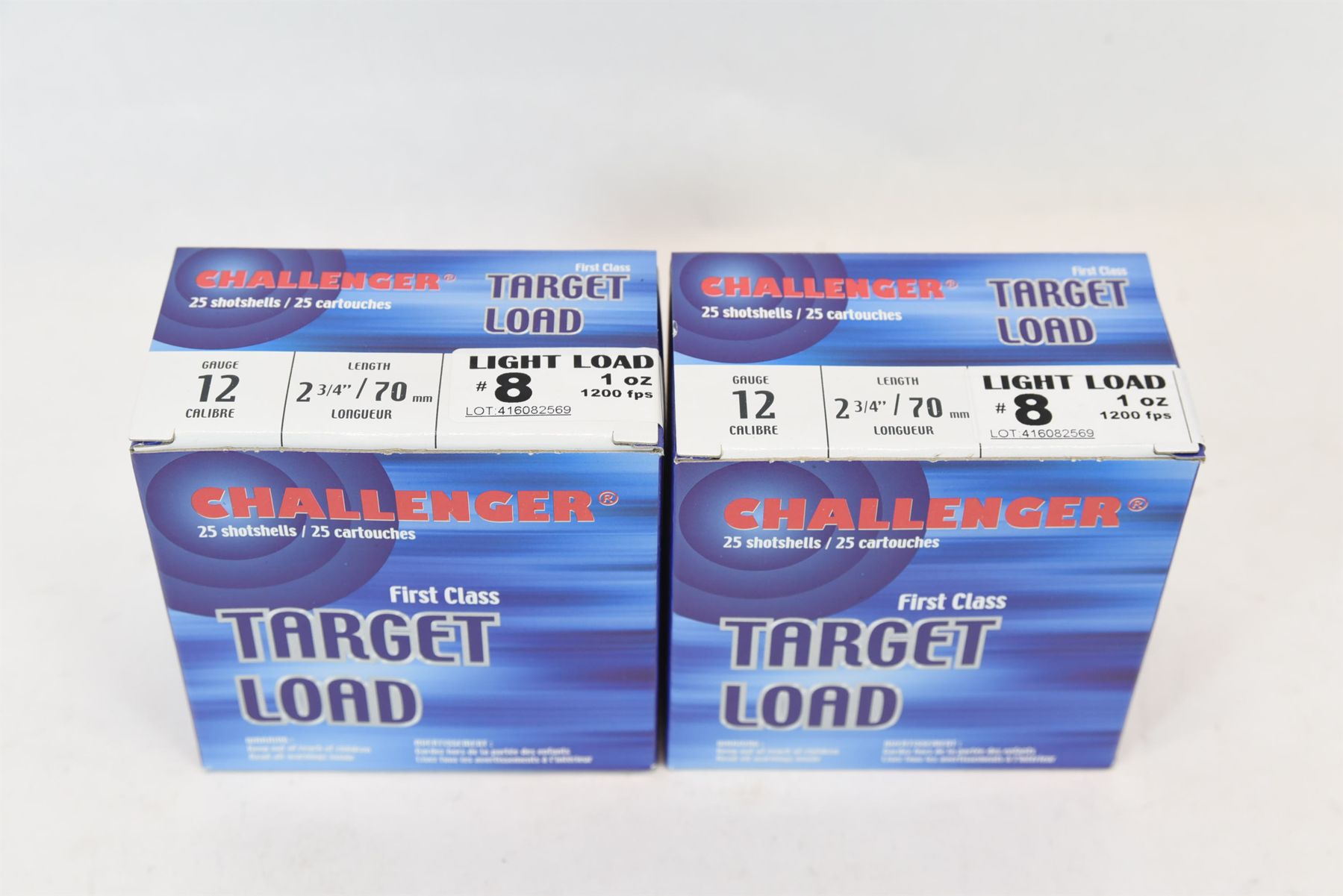 50 Rounds Challenger Target Load 12 Gauge 2-3/4