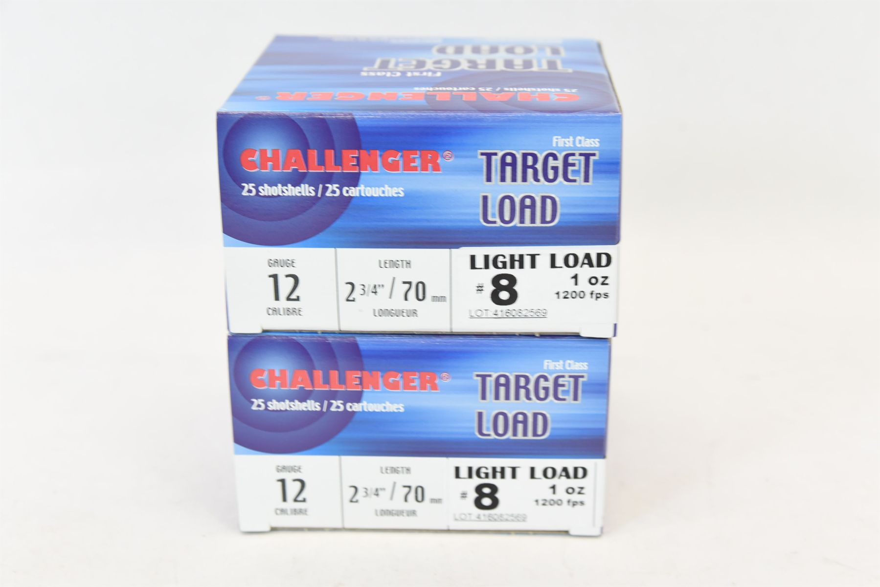 50 Rounds Challenger Target Load 12 Gauge 2-3/4