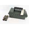 Image 1 : Plastic Green MTM Caseguard 30 Caliber w/ Simmons Binoculars