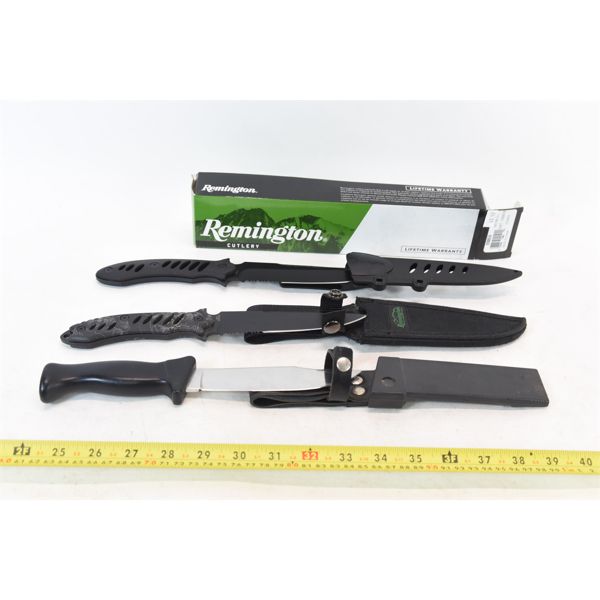 Box Lot 3 Hunting Knives