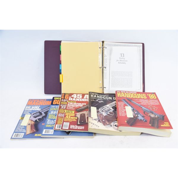 Box Lot Handgun Books