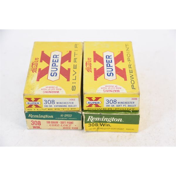 Box Lot 308 Winchester Ammunition