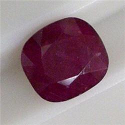 6.40 CTS OVAL RUBY 10x9 MM - HEAT TREATED