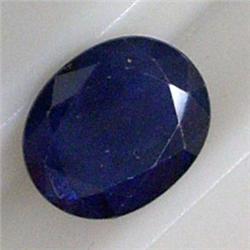 5.98 CTS OVAL SAPPHIRE 12x9 MM - HEAT TREATED