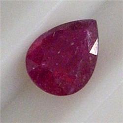 2.10 CTS PEAR RUBY 7x9 MM - HEAT TREATED