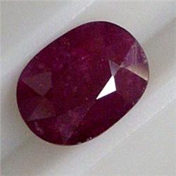 5.52 CTS OVAL RUBY 11x8 MM - HEAT TREATED