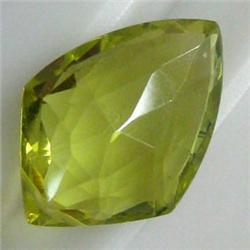 18.34 CTS FANCY CITRINE BEAD 21x15 MM