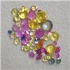 Image 1 : 5.00 CTS LOT OF MULTICOLOR ROUND SAPPHIRES
