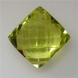 17.60 CTS FANCY CITRINE BEAD 14x14 MM