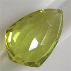 14.17 CTS FANCY CITRINE BEAD 18x13 MM