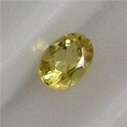 0.34 CTS OVAL SHAPED BERYL 5.5x4 MM