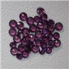 Image 1 : 8 CTS LOT OF ROUND LAB CREATED AMETHYST 3-2.5 MM