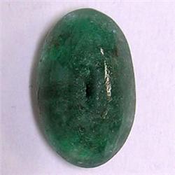 6.10 CTS OVAL EMERALD CABOCHON 16x10 MM
