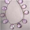 Image 1 : 83 CTS AMETHYST TEAR DROP STRAND 14x10 MM APPROX