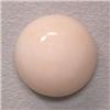 Image 1 : 21 CTS ROUND ITALIAN CORAL CABOCHON 17 MM