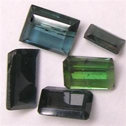 5.04 CTS LOT OF EMERALD CUT TOURMALINE - DIFFERENT SIZES