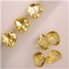 Image 1 : 5 CTS LOT OF 7 HEART SHAPED CITRINES 6 MM