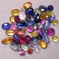 10.00 CTS LOT OF MULTICOLOR SAPPHIRES - DIFFERENT SHAPES AND SIZES