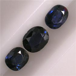 1.43 CTS LOT OF OVAL SAPPHIRES 5x4 MM