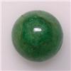 Image 1 : 6.80 CTS ROUND EMERALD CABOCHON 10 MM