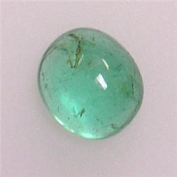 0.64 CTS EMERALD CABOCHON 5.5x5 MM