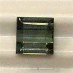 0.95 CTS SQUARE GREEN TOURMALINE 5x5 MM
