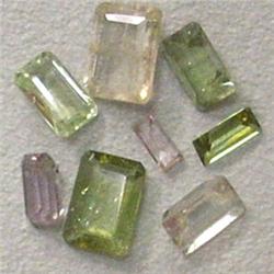 4 CTS LOT OF EMERALD CUT TOURMALINE - DIFFERENT SIZES - INCLUDED