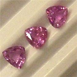 0.97 CTS LOT TRIANGLE SHAPED TOURMALINE 4x4 MM