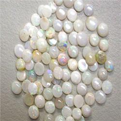 25 CTS LOT OF ROUND OPAL CABOCHON 5-4 MM