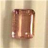 Image 1 : 1.15 CTS EMERALD CUT PINK TOURMALINE 7x5 MM