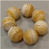Image 1 : 19 MM LOT OF ROUND AGATE BEADS