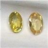 Image 1 : 0.43 CTS PAIR OF OVAL SAPPHIRE 4x3 MM