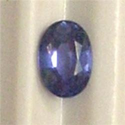 0.61 CTS OVAL SAPPHIRE 6x4 MM