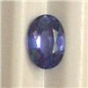 Image 1 : 0.61 CTS OVAL SAPPHIRE 6x4 MM