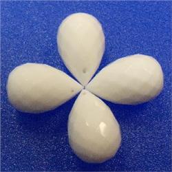 22x15 MM LOT OF WHITE QUARTZ BRIOLETTE