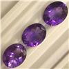 Image 1 : 6.15 CTS LOT OF 3 OVAL AMETHYST 10x8 MM