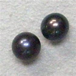 4 MM PAIR OF AKOYA PEARLS - 1/2 DRILLED