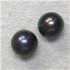 Image 1 : 4 MM PAIR OF AKOYA PEARLS - 1/2 DRILLED
