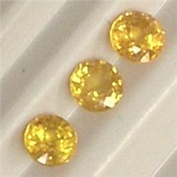 0.97 CTS LOT OF ROUND SAPPHIRE 3.5 MM
