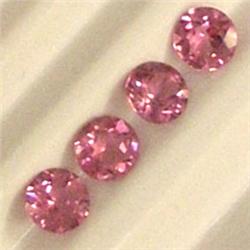0.67 CTS LOT OF ROUND PINK TOURMALINE 4 MM