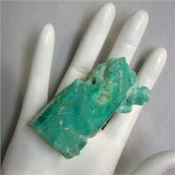 568 CTS ROUGH EMERALD 69x45 MM - UNTREATED - H U G E ! ! !