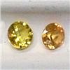 Image 1 : 0.55 CTS LOT OF TWO ROUND SAPPHIRES 3.5 MM
