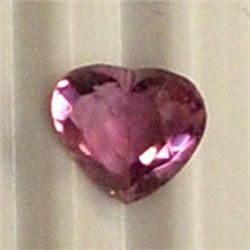 0.75 CTS HEART SHAPED TOURMALINE 6x6 MM