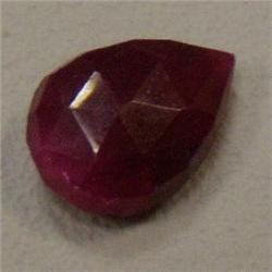 7 CTS ENHANCED RUBY TEAR DROP 14x10 MM
