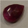 Image 1 : 7 CTS ENHANCED RUBY TEAR DROP 14x10 MM