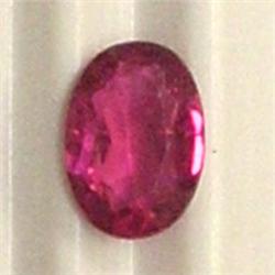 0.70 CTS OVAL SHAPED PINK TOURMALINE 7x5 MM