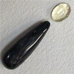 6 CTS BLACK AGATE BRIOLETTE AND CITRINE MIXED LOT 20x6-7x5 MM - PERFECT FOR PENDANT