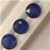 Image 1 : 0.98 CTS LOT OF ROUND SAPPHIRES 3.5 MM