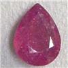 Image 1 : 2.43 CTS PEAR SHAPED RUBY 10x7 MM